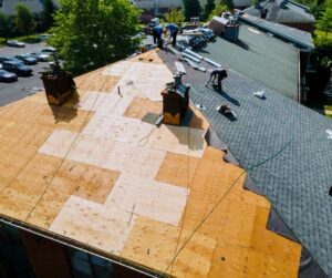 roof mid-replacement