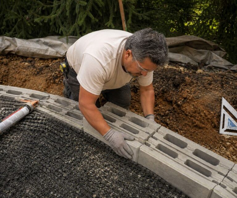 Concrete Retaining Wall Contractor In Stafford VA- City Light Construction LLC