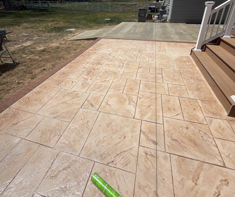 Stamped concrete patios near Stafford VA- City light construction LLC