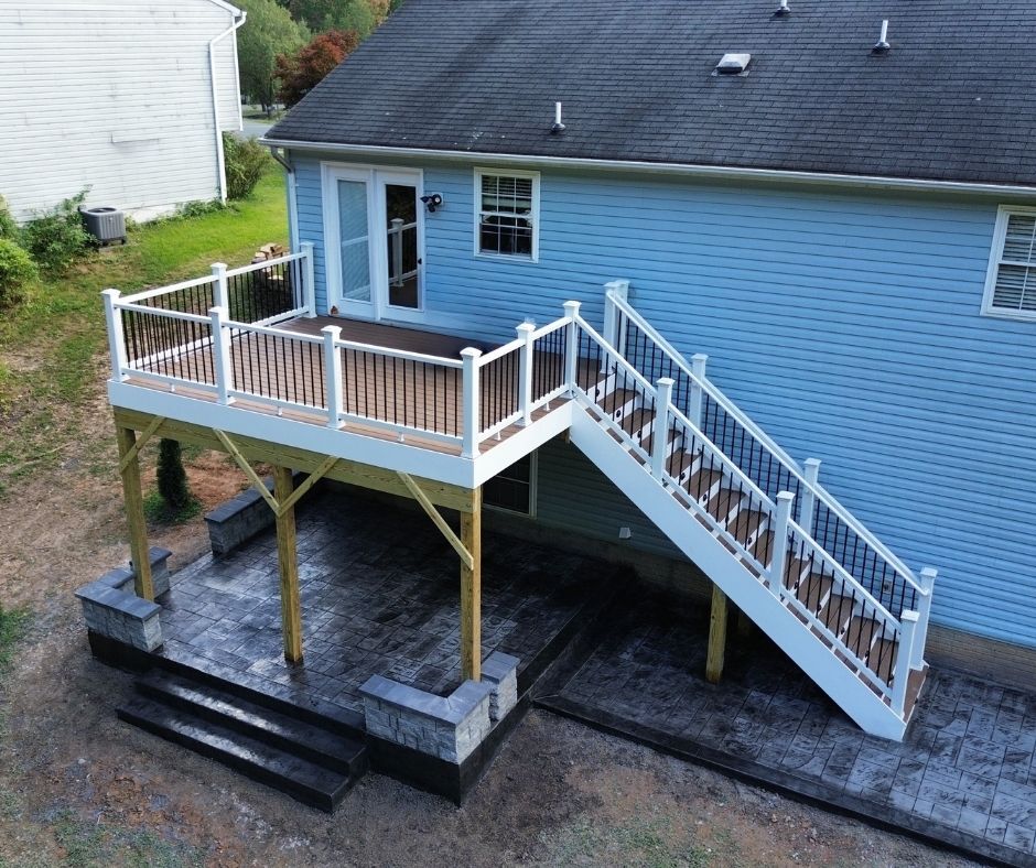 composite deck contractor near fredericksburg va- City Light Construction LLC