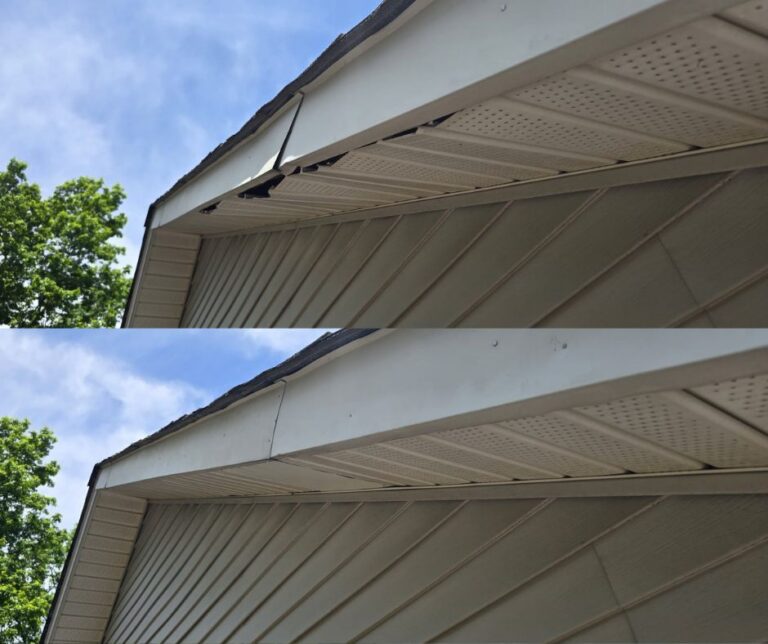 Soffit repairs and replacement- City Light Construction LLC